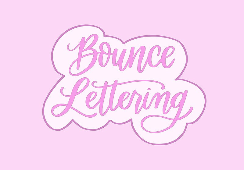 Bounce Lettering