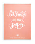 Lettering Blank Paper Pad