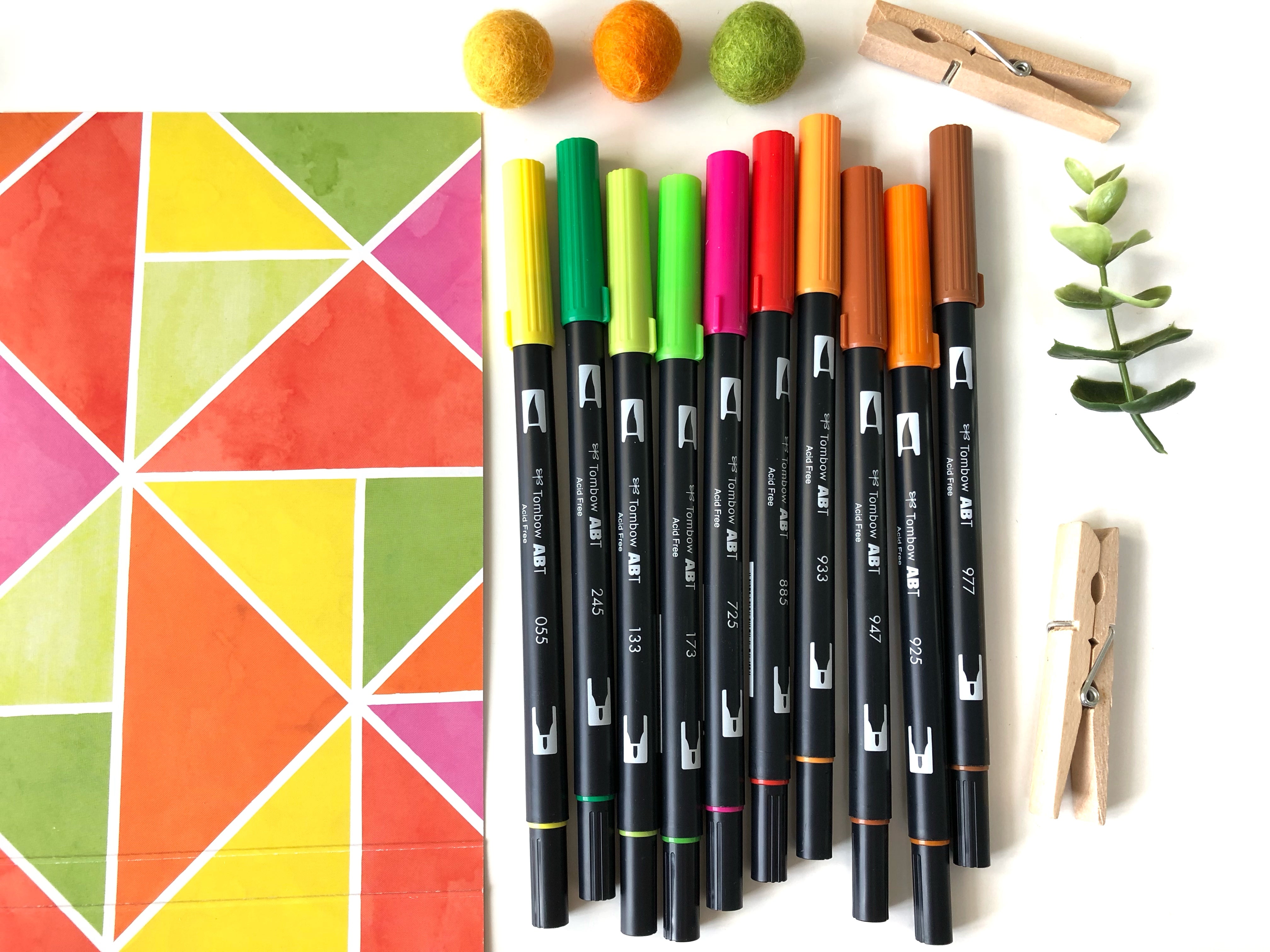 Citrus - Dual Brush Pens