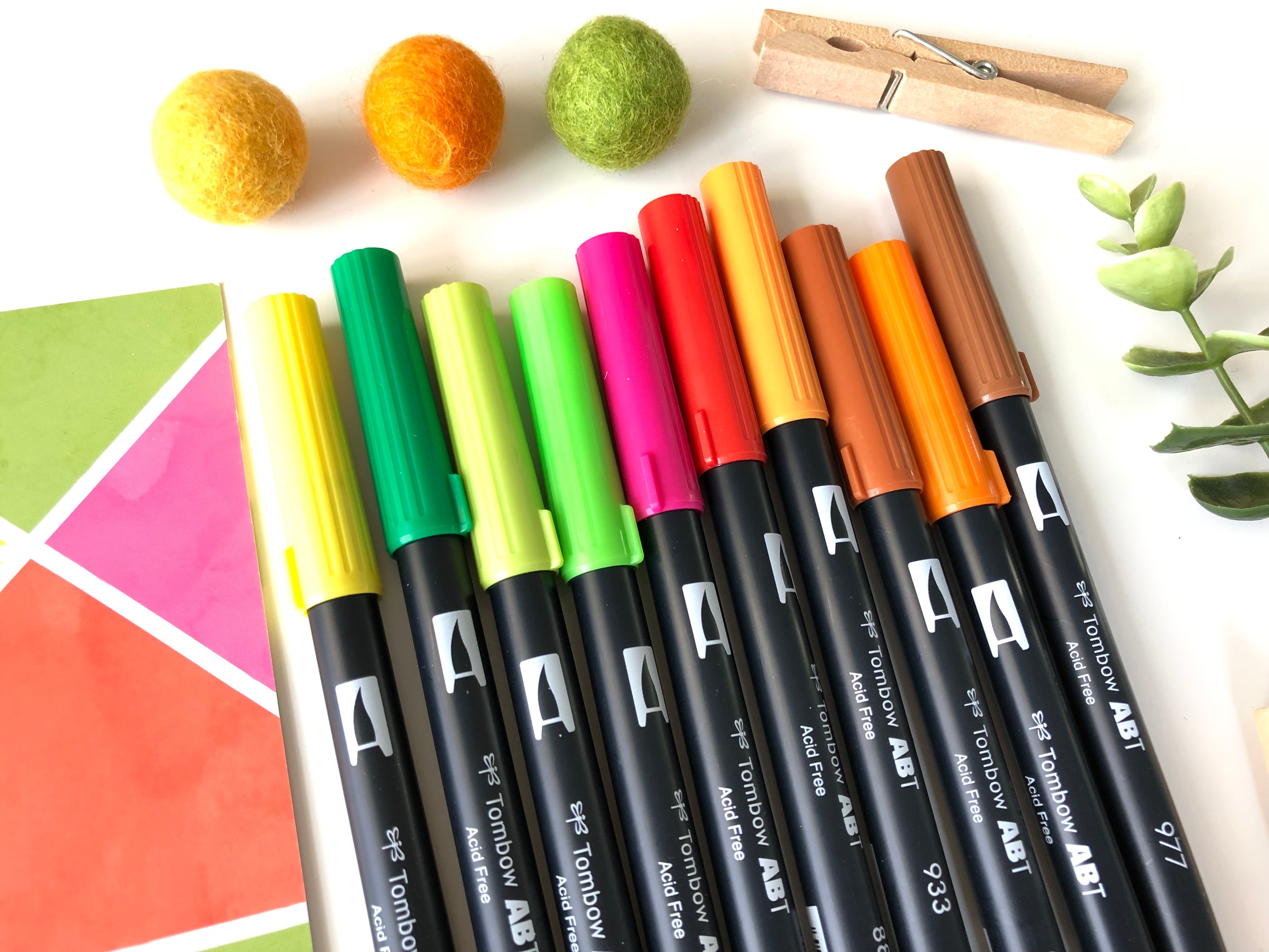 Citrus - Dual Brush Pens