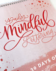Daily Mindful Lettering Book: Live With Love