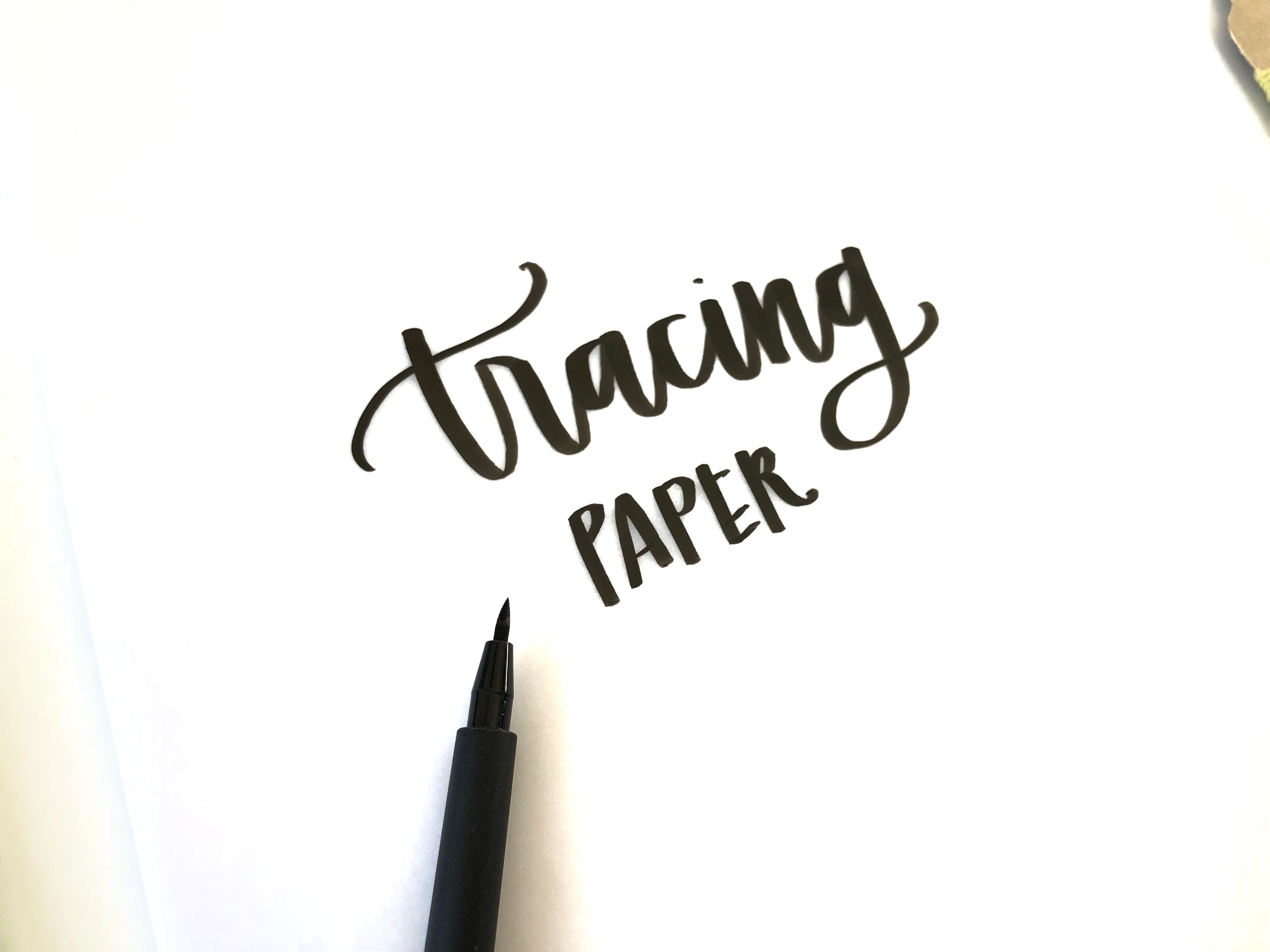 Lettering Tracing Paper Pad – Hand Lettered Design