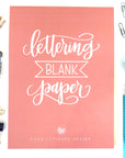 Lettering Blank Paper Pad