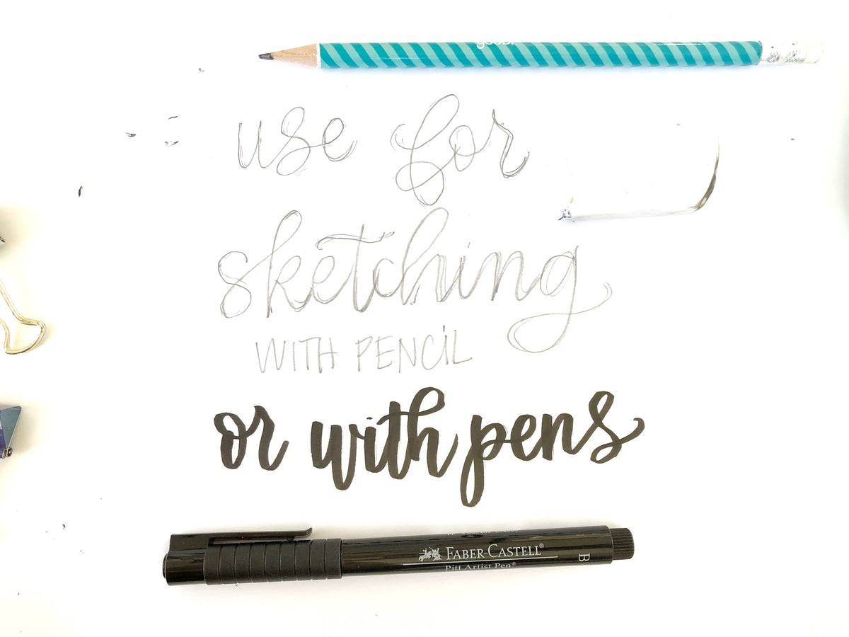Pad Lettering Design Lettering Blank Paper Pad – Hand Lettered Design