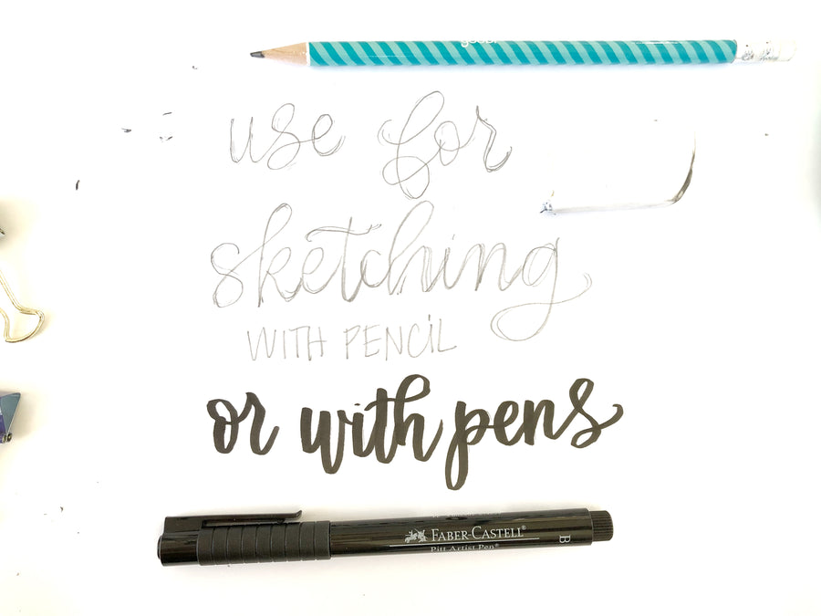 decorate a blank card with my WRITECH brush pens! @writechpens #writec