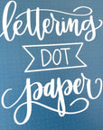 Lettering Dot Paper Pad