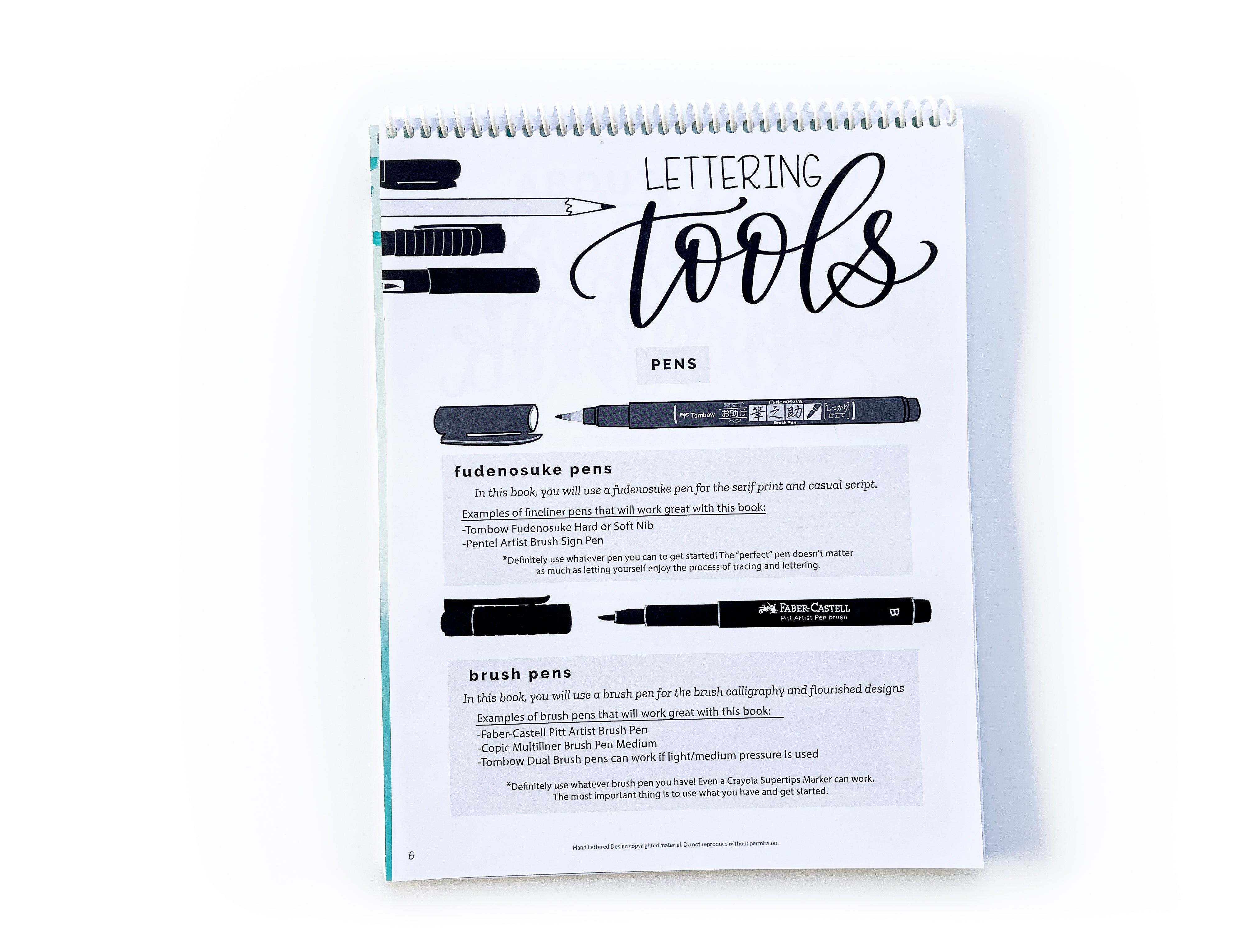 Daily Mindful Lettering Kit: Peace & Calm