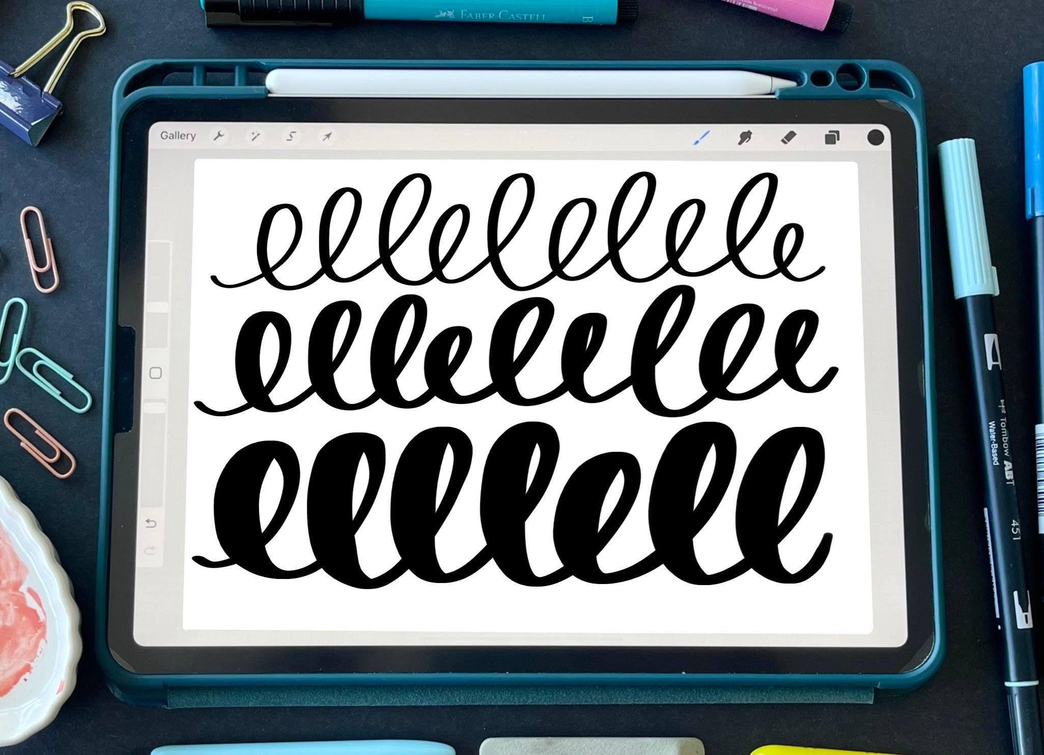 HLD Wide Procreate Brush