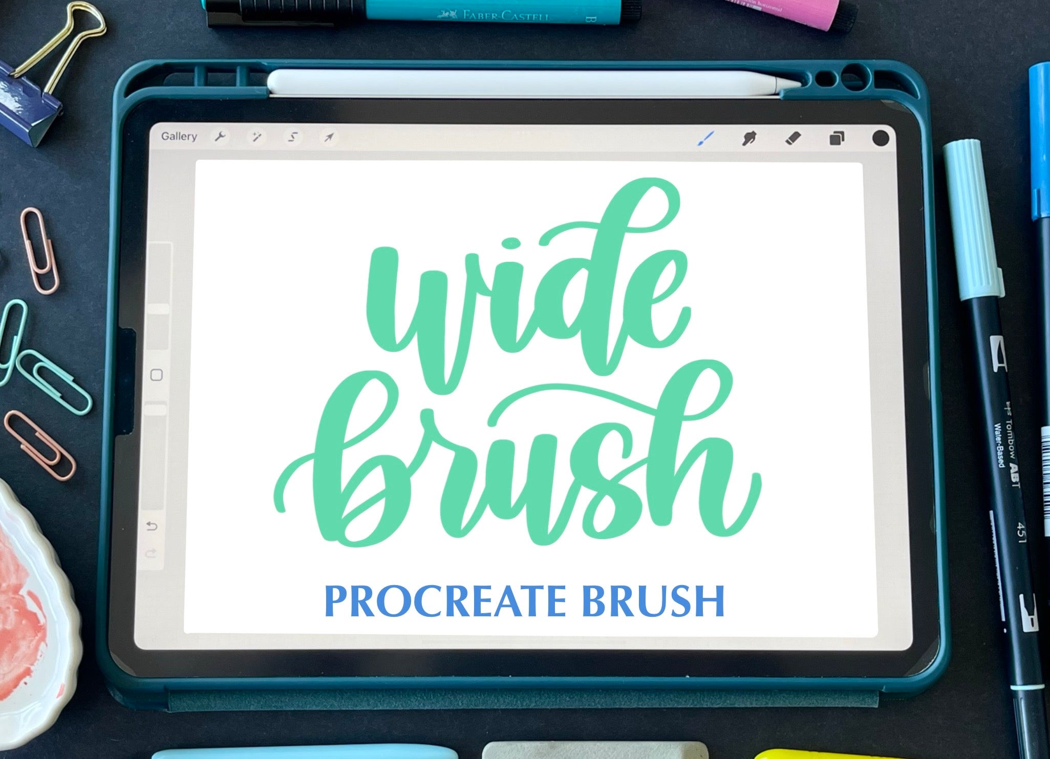 HLD Wide Procreate Brush