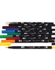 Primary Colors 10-Pack - Dual Brush Pens