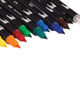 Primary Colors 10-Pack - Dual Brush Pens