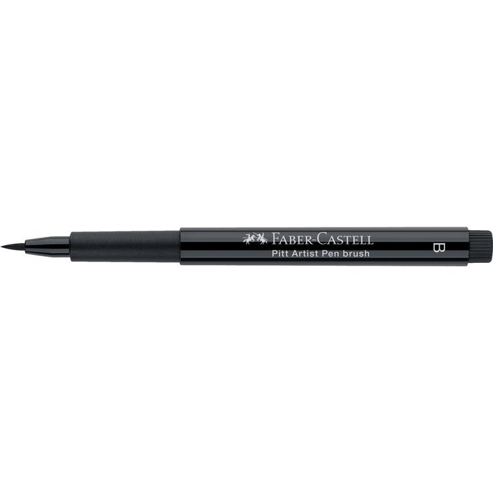 Faber-Castell Pitt Artist Pen B, Medium Black Brush Pen